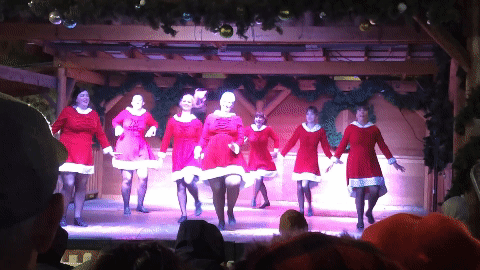 Kat Vancil & the dancers of Tude’s School of Dance dancing to White Hot Christmas at San Jose’s Christmas in the Park