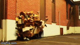 Kool-aid Man + brick wall GIF