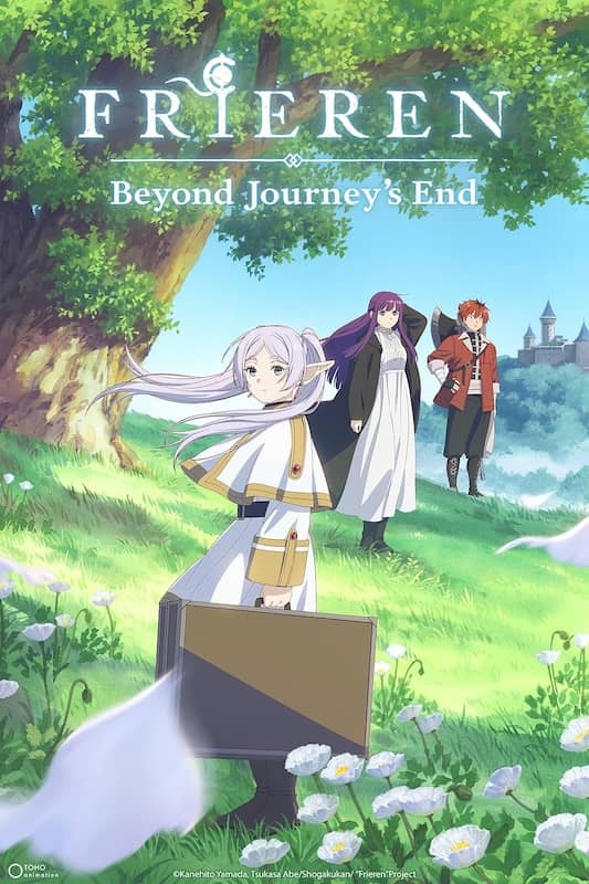 show poster for Frieren: Beyond Journey’s End by Kanehito Yamada and Tsukasa Abe