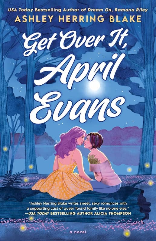 book cover for Get Over It, April Evans by Ashley Herring Blake