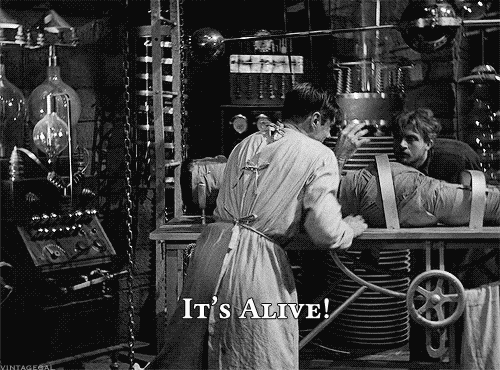 Frankenstein It’s Alive! GIF