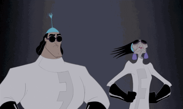 Izma & Kronk from Emperor’s New Groove GIF by Disney