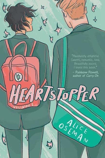 Book cover for Heartstopper by Alice Oseman