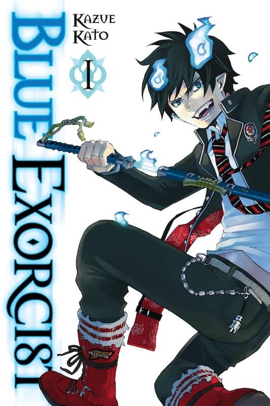 Book cover for Blue Exorcist: Volume 1 by Kazue Kato