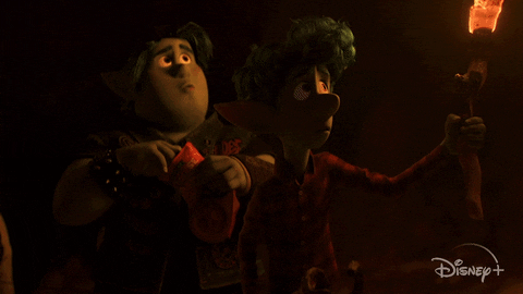 Onward brothers GIF by Pixar Disney+