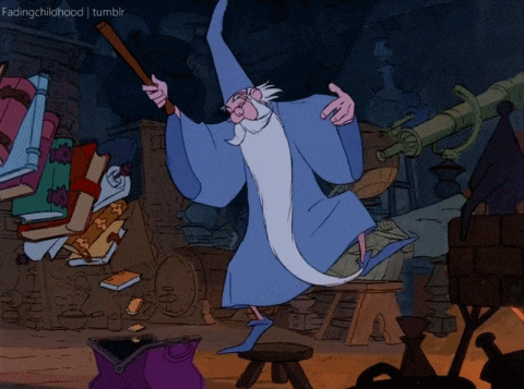 GIF The Sword in the Stone Merlin books