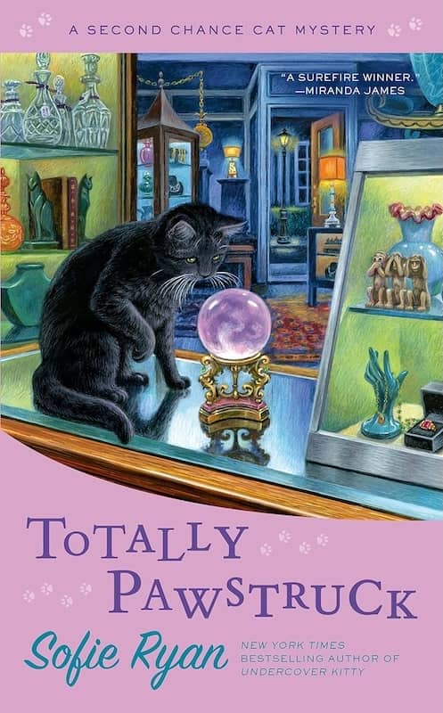 book cover for Totally Pawstruck: A Second Chance Cat Mystery Book 9 by Sofie Ryan