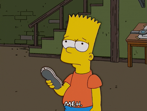 GIF The Simpsons Episode 15 Bored