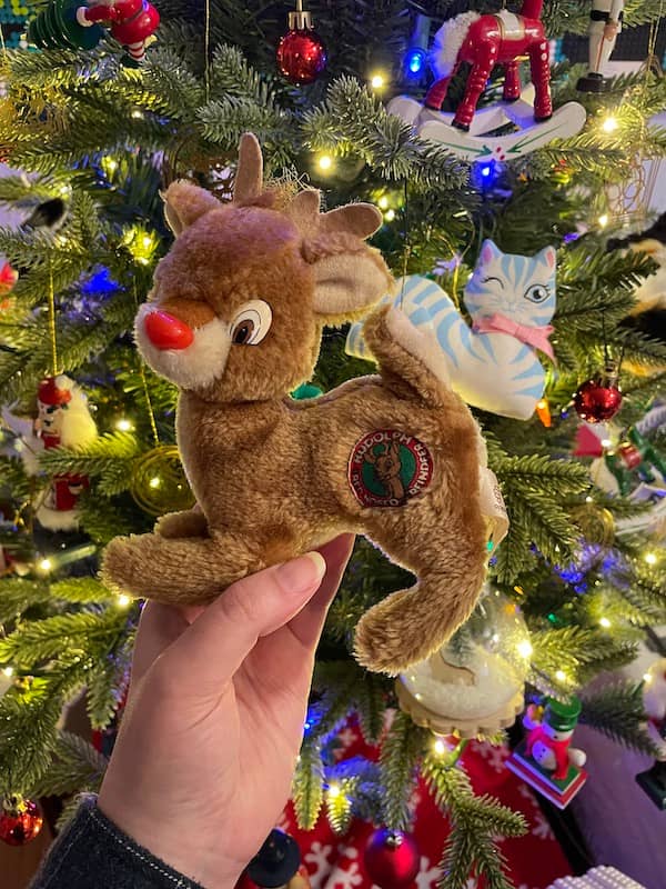 Kat’s official 1988 Applause Rudolph the Red-Nosed Reindeer plushie