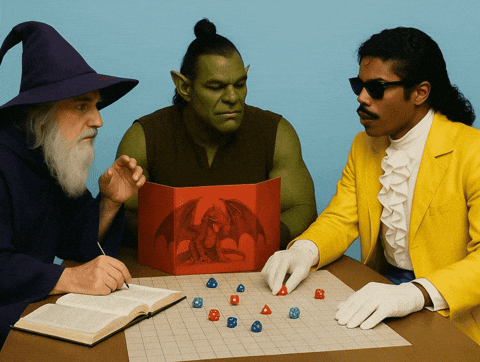 GIF Playing Dungeons Dragons by Jukebox Saints
