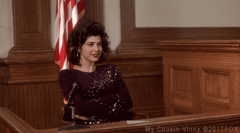 courtroom GIF My Cousin Vinny by 20th Century Fox Home Entertainment