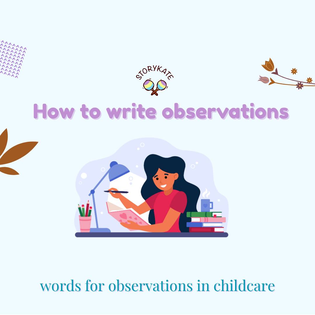 Learning Observations key words and expressions for early childhood educators 