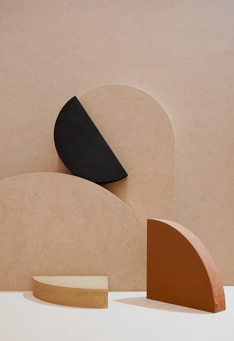 brown and black heart shaped paper