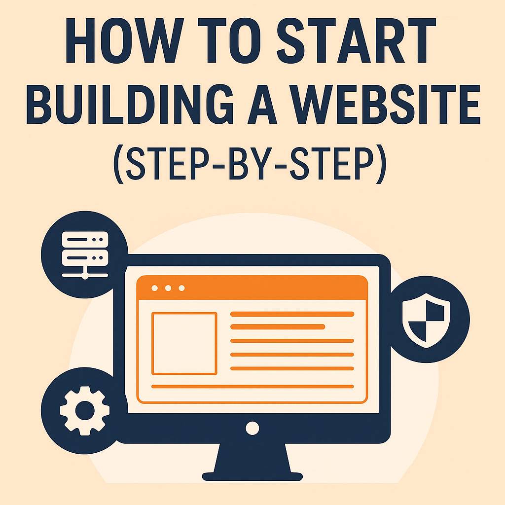 Step by step guide to building a website
