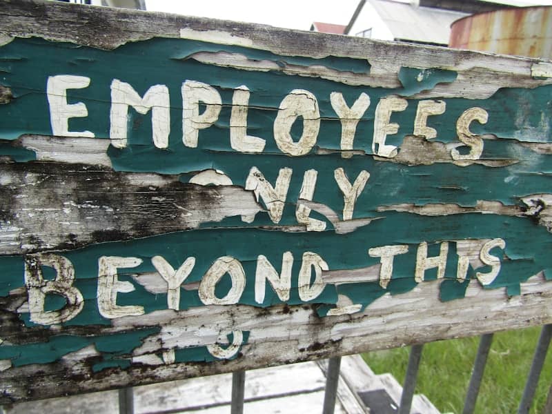 a sign on a building