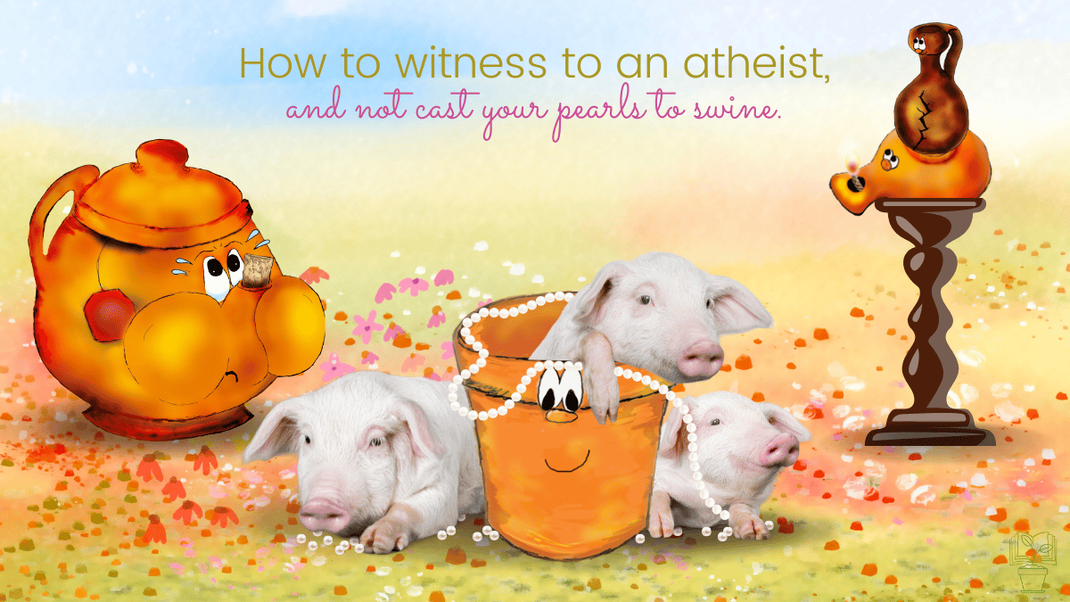 casting pearls to swine witness to an atheist