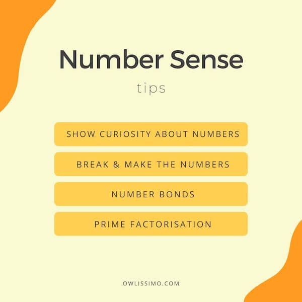 Number sense tips