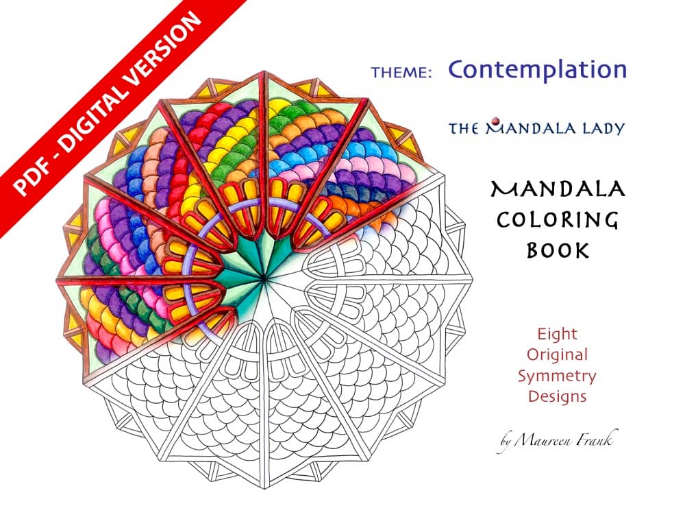 Contemplation Mandala Coloring eBook