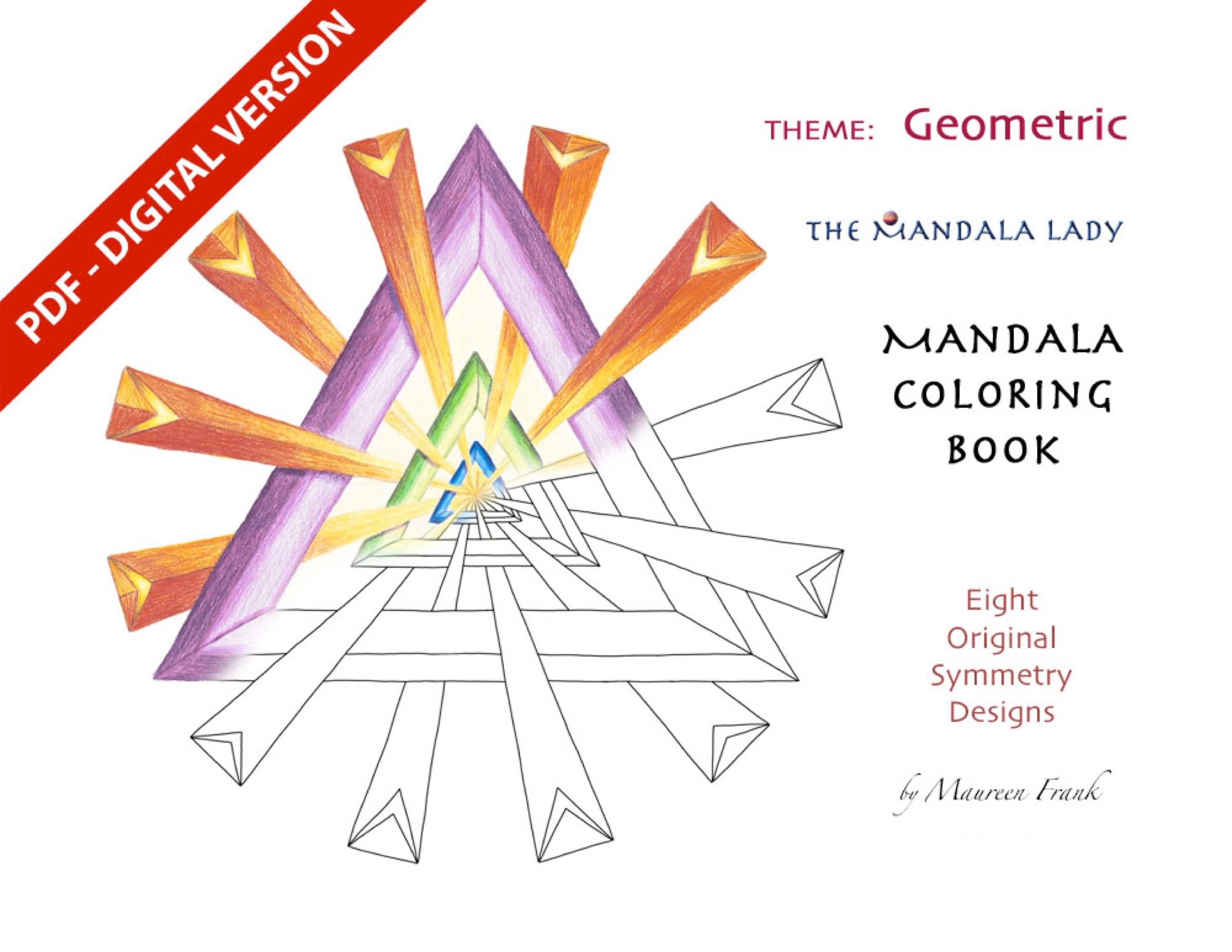 Geometric Mandala Coloring eBook