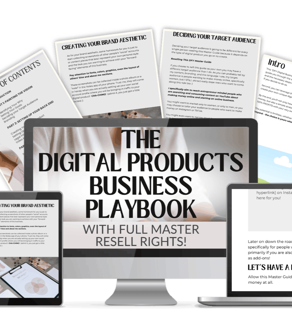 Digital Products Business Master Guide