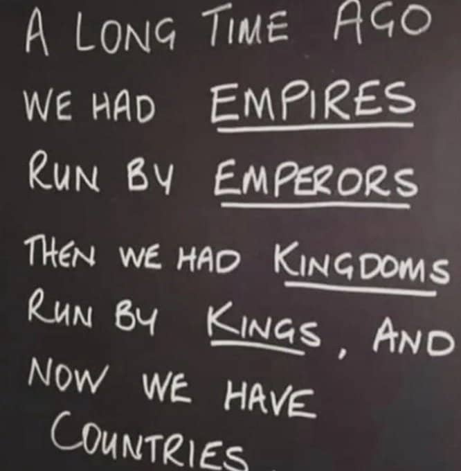 #47: Countries are run by... meme