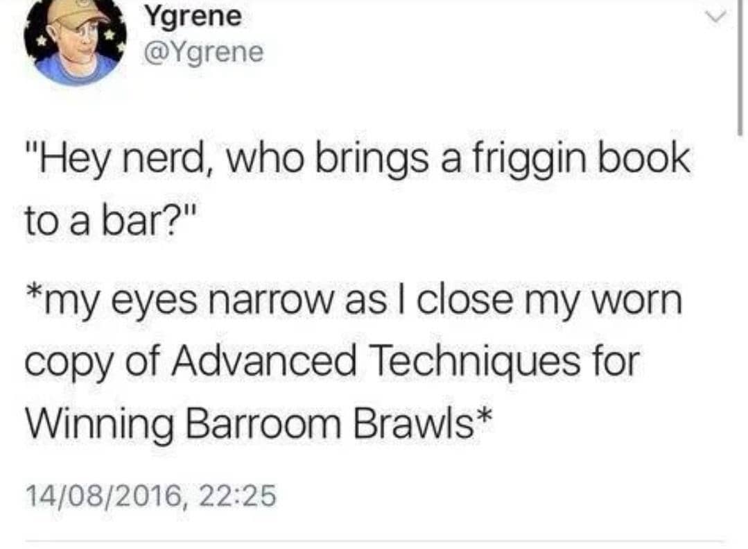 #10: Barroom brawls meme