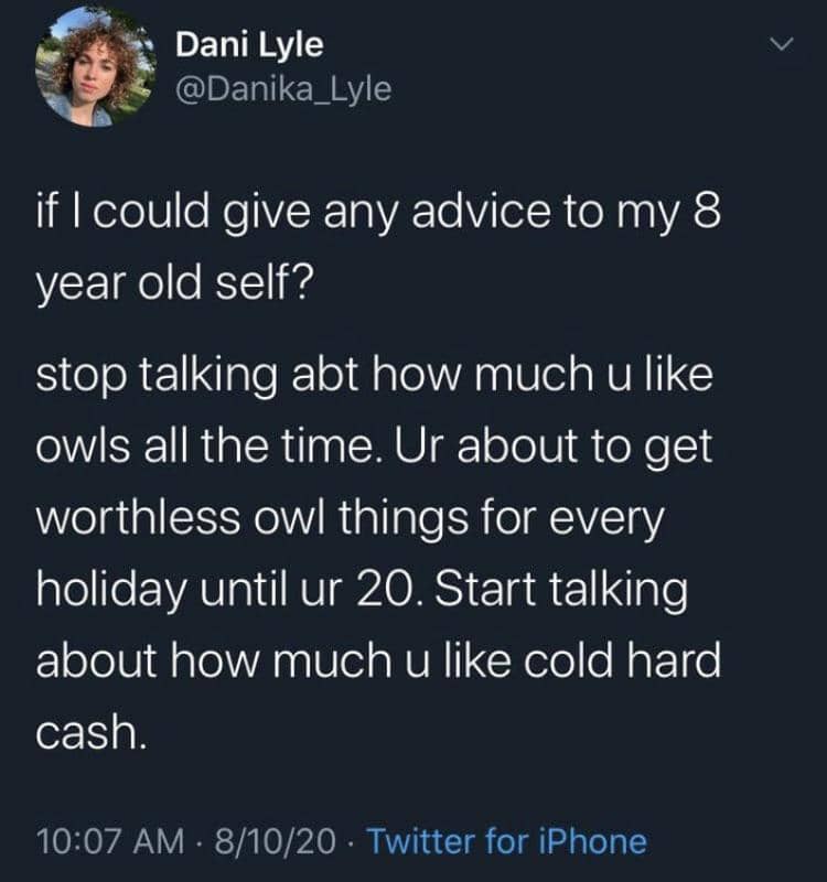 #52: Owls ain't cash meme