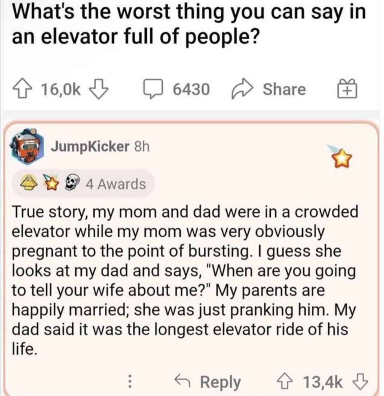 #70: Longest elevator ride meme