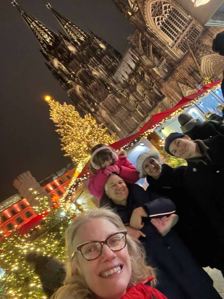 Cologne Cathedral Christmas Market with Cousins