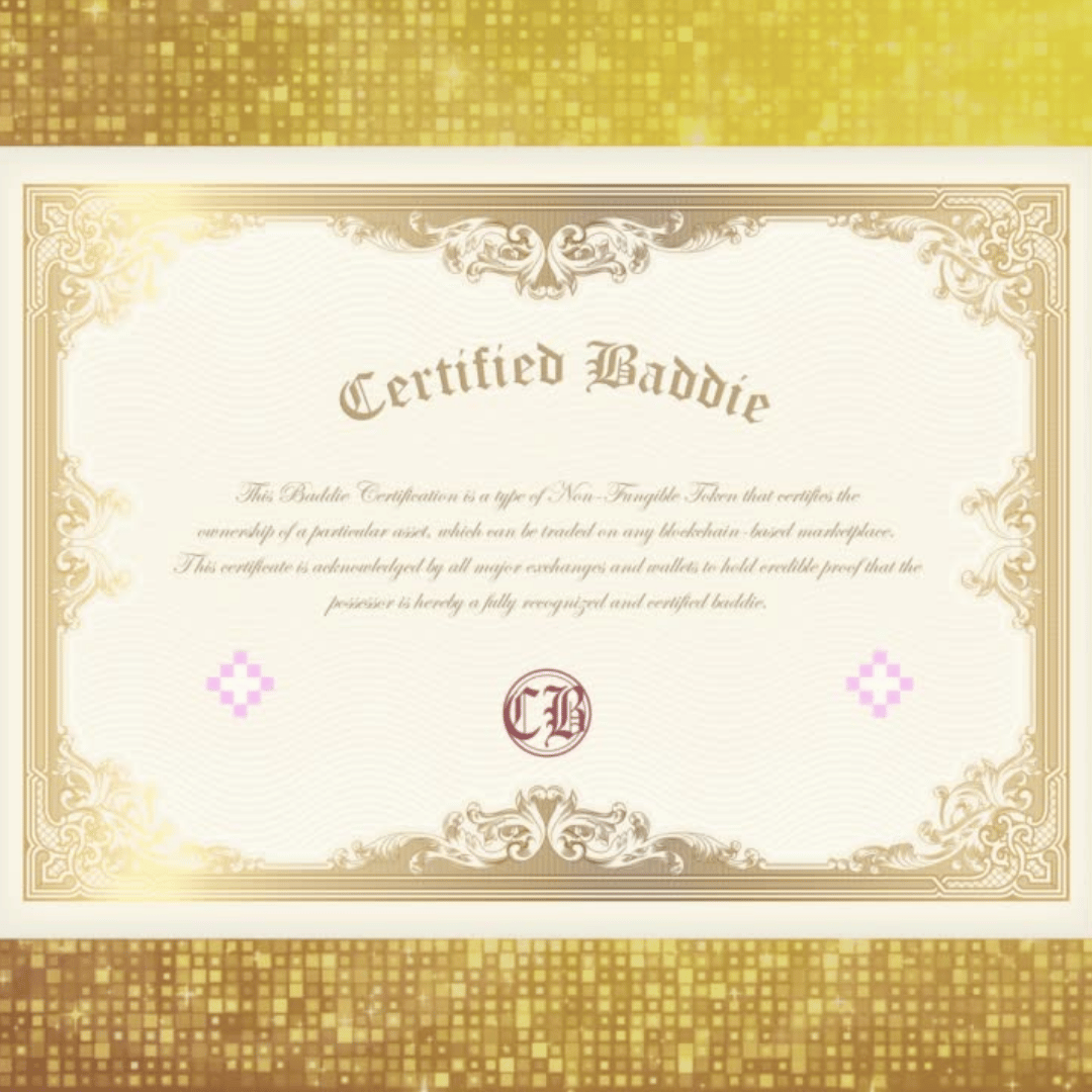 Valentines Day Certified Baddie NFT