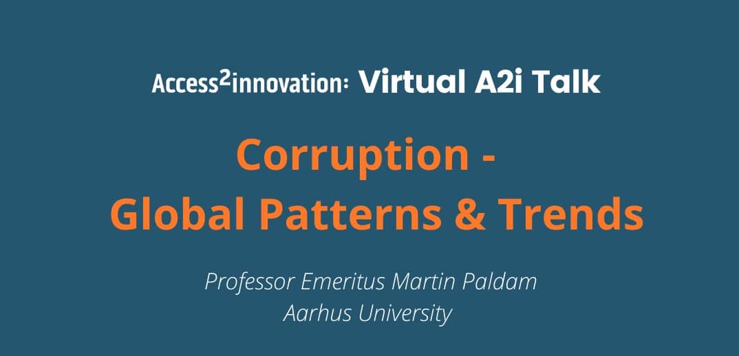 Corruption - global patterns & trends - free a2i Talk