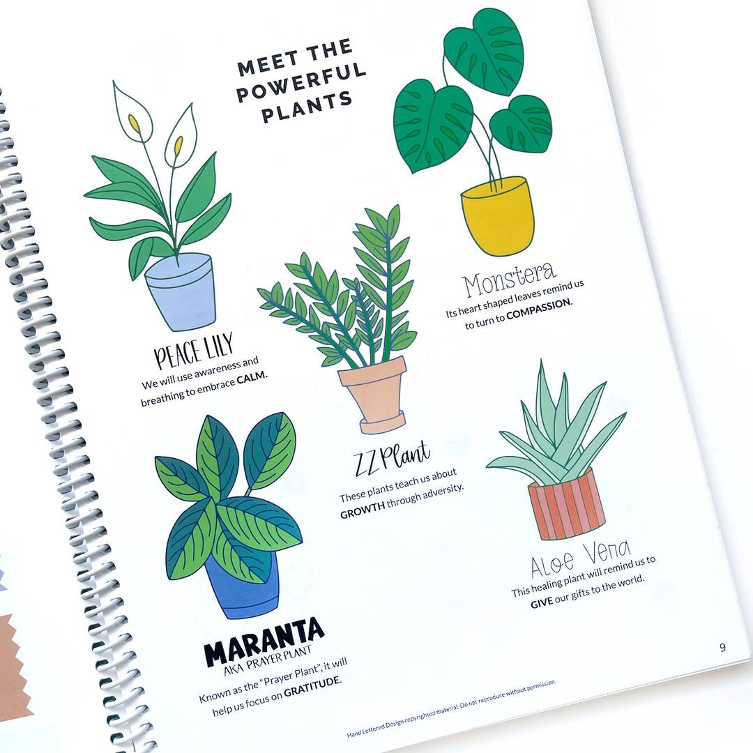 Meet my new book: Mindful Lettering for Fun: Plant Edition! – Hand