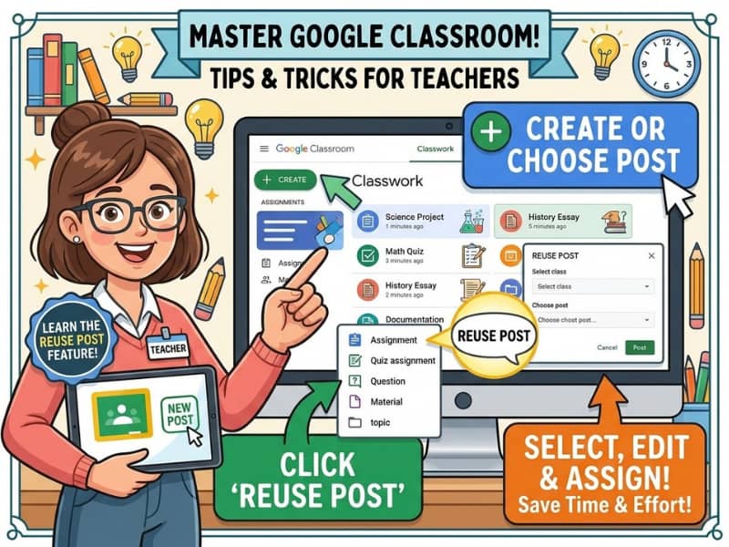 Google Classroom Reuse Post Newsletter Image