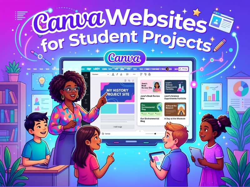 Canva Websites for Student Projects
