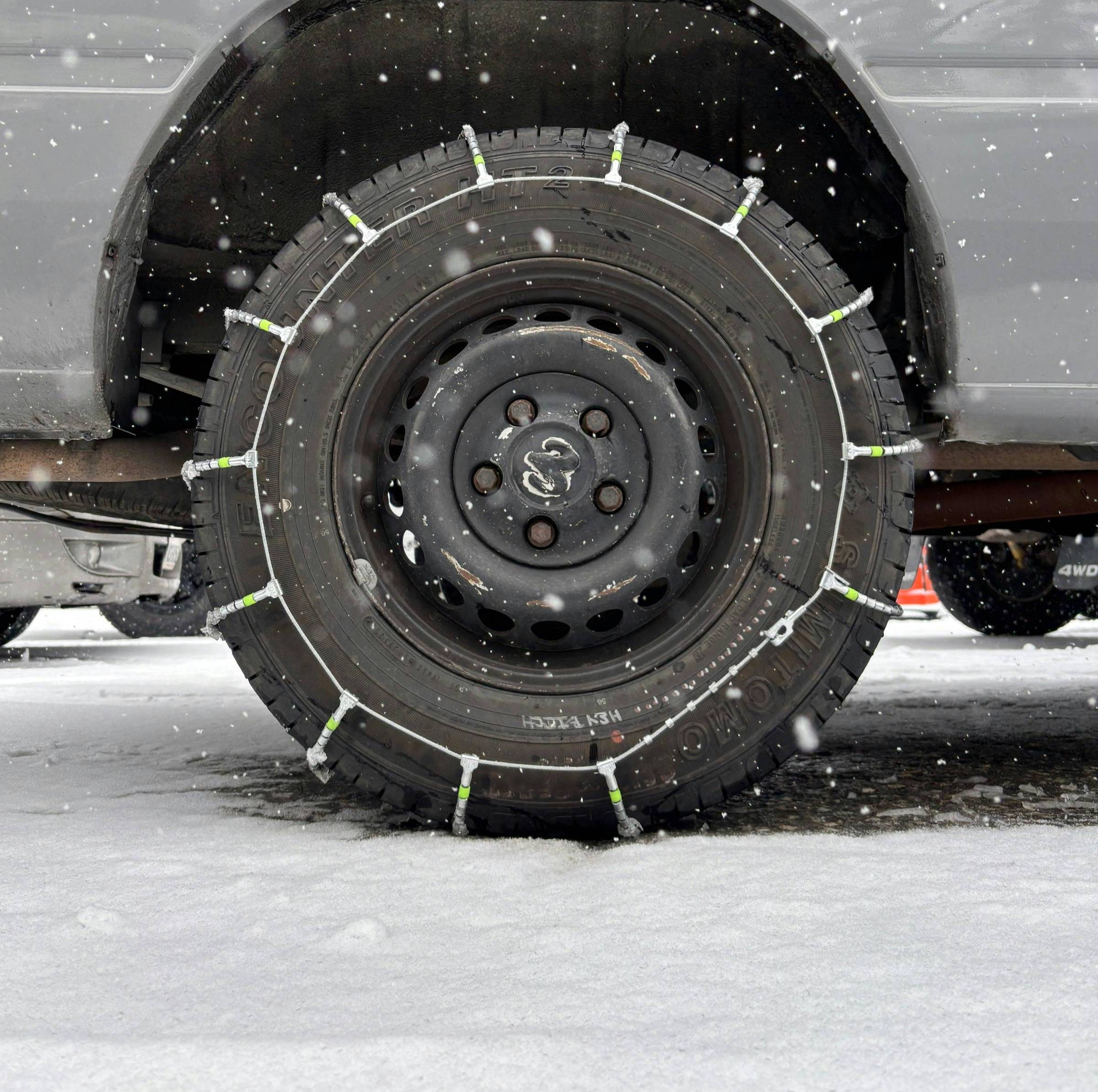 Less glow-up. More snow chains.