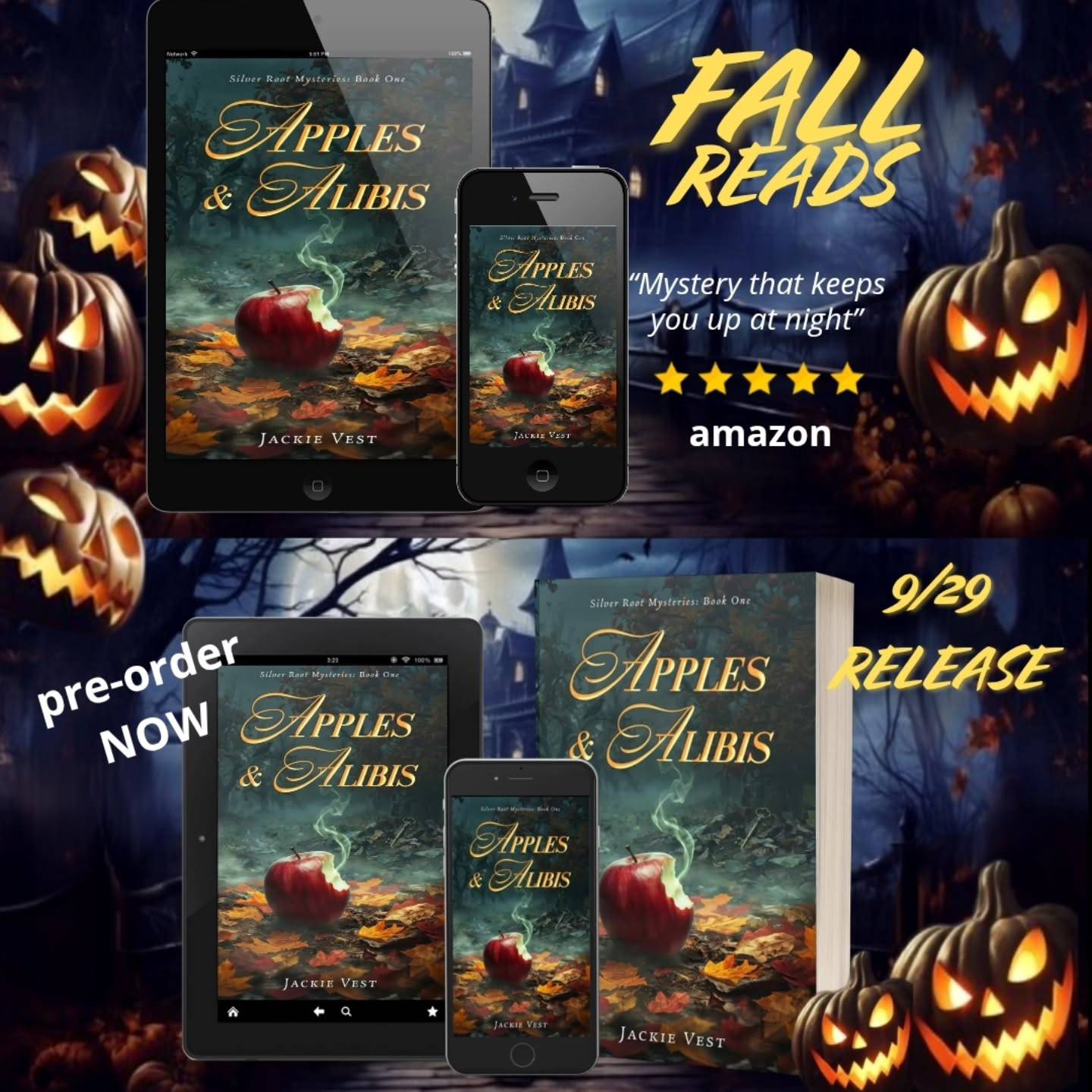 NEW SERIES ALERT ⚠️ 📢 👀 
NEW COZY MYSTERY SERIES
Coming this fall 🍎
The Silver Root Mysteries.A dead man in the orchard.
A poison that grew inside the fruit.
And a family of witches with everything to hide.Someone is growing murder in Silverlake.
And they're still watching.
Apples & Alibis 🍎 Book One this fall.
Every harvest, a body.#CozyMystery #WitchyReads #SmallTownRomance #BookTok #pnrromance
