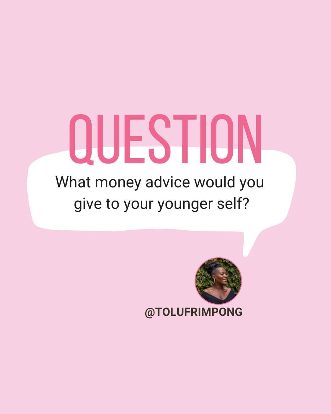 There's so much I would tell her (though I doubt she would listen 😂)

I think top of the list would be, just becuase it's within your means, it doesn't mean you need to buy it. Be intentional with where and how you spend your money. 

What money advice would you give to your 21 year old self?

LIKE ❤️⠀⁣⁣⁣⁣⁣⁣⠀⁣⁣⁣⁣⁣⁣
COMMENT ⬇️🔥⠀⁣⁣⁣⁣⁣⁣
TAG A FRIEND 🐻⠀⁣⁣⁣⁣⁣⁣
👉🏿Follow @tolufrimpong for more money-saving tips and motivation👈🏿
.
.
.
.
#personalfinanceuk #moneyadvice #moneymotivation #blackpfcommunity #debtfreecommunityuk #ukdebtfreecommunity #debtfreecommunity
#debtfreelifestyle #debtfreeblackgirl #debtfreeuk #financialwellbeing #intentionalfinance #financeforwomen #letstalkmoney #financetalk #livebelowyourmeans #financialwisdom #moneycoach #moneysavingtips #millenialmoney #moneymotivation #journeytofinancialfreedom #journeytomortgagefreedom