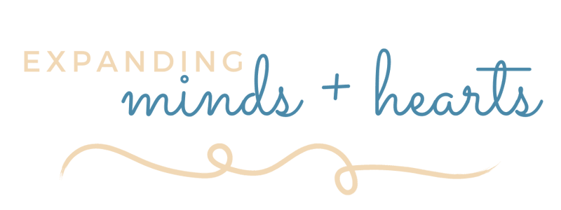 expanding minds + hearts logo