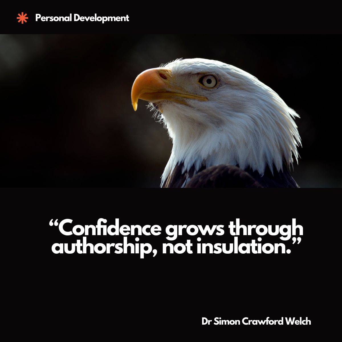 Image with quote, "Vision starts movements, Structure sustains them.”