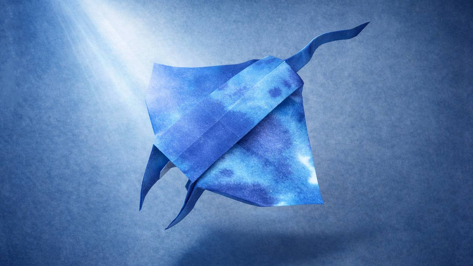 origami manta ray