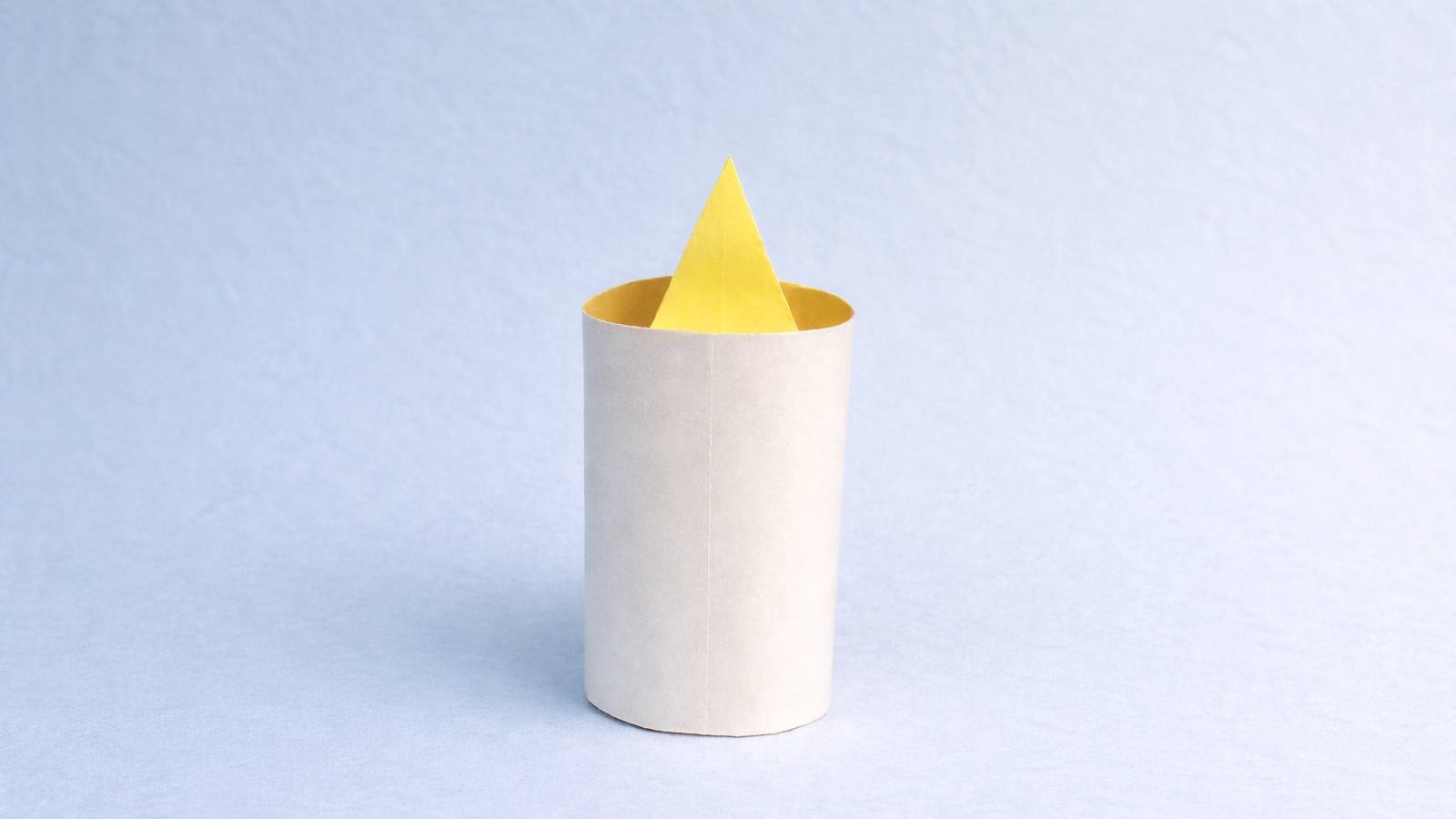 origami candle