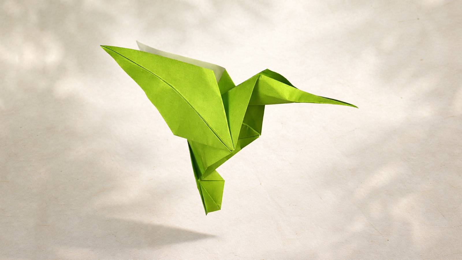 origami hummingbird