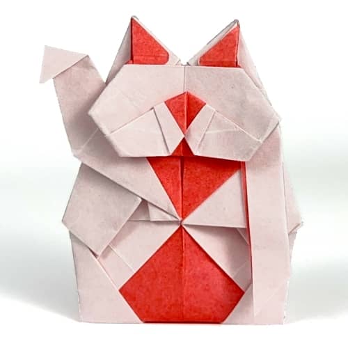 origami lucky cat