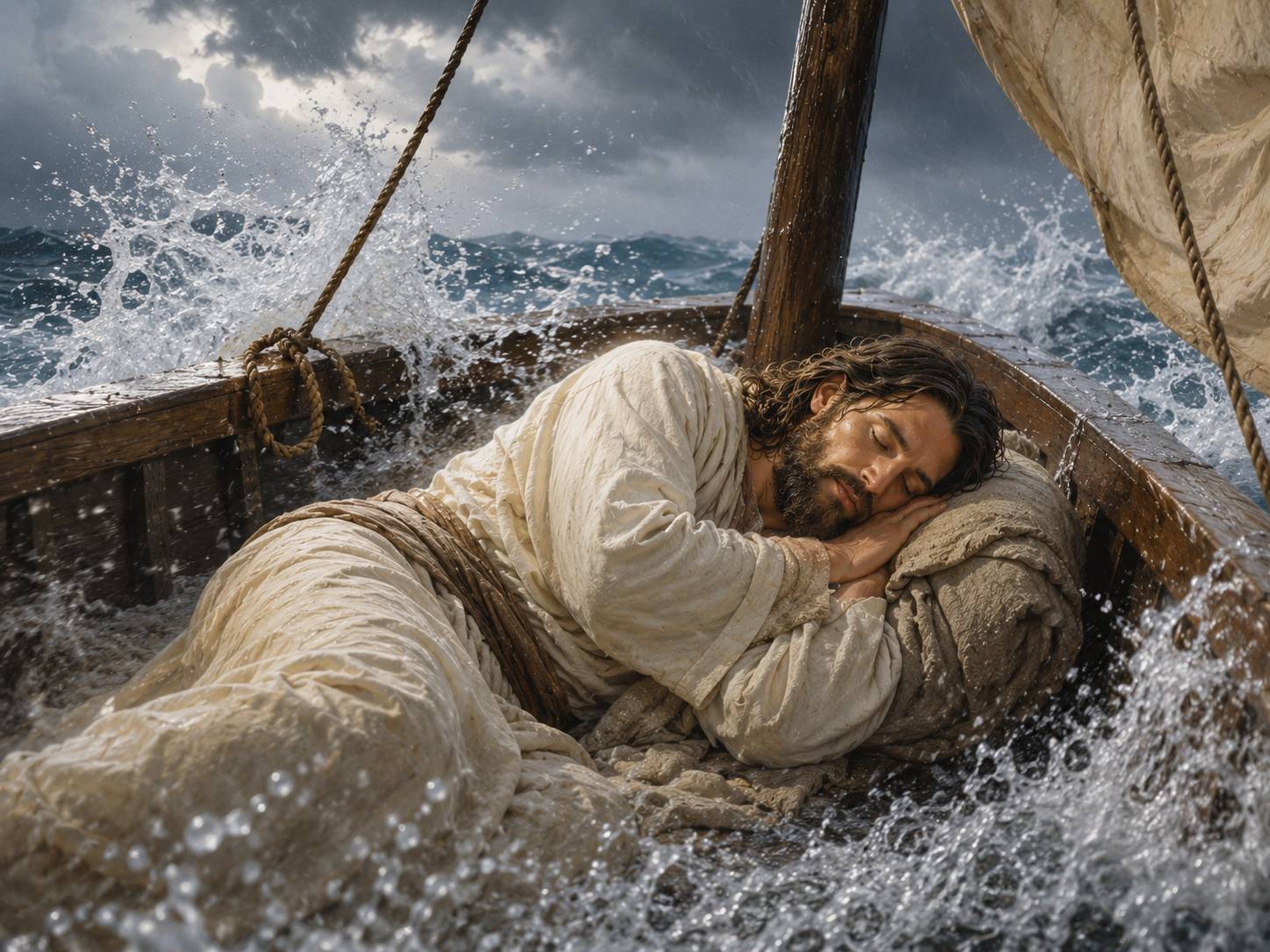 Jesus sleep in the storm
