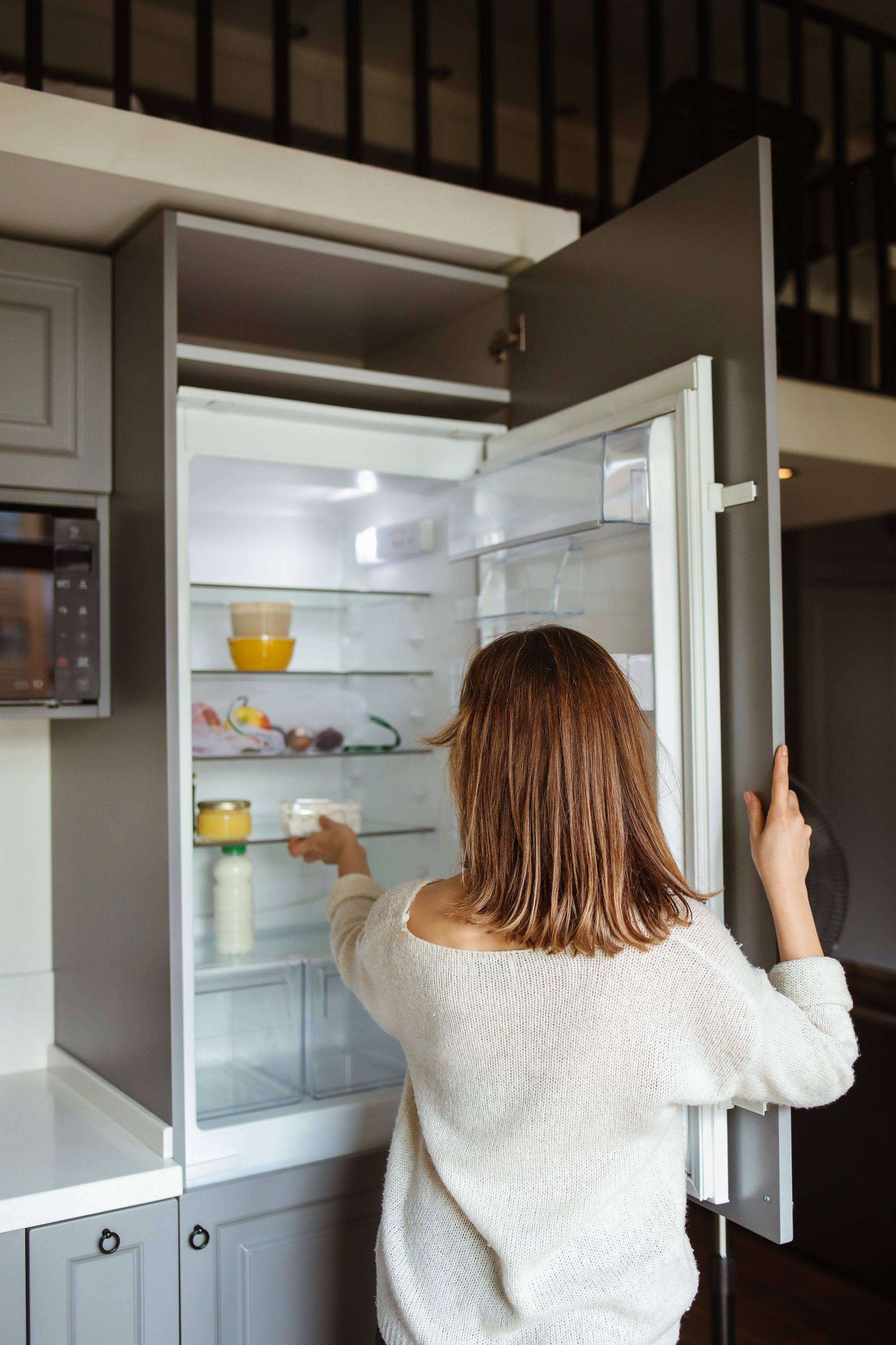 open fridge