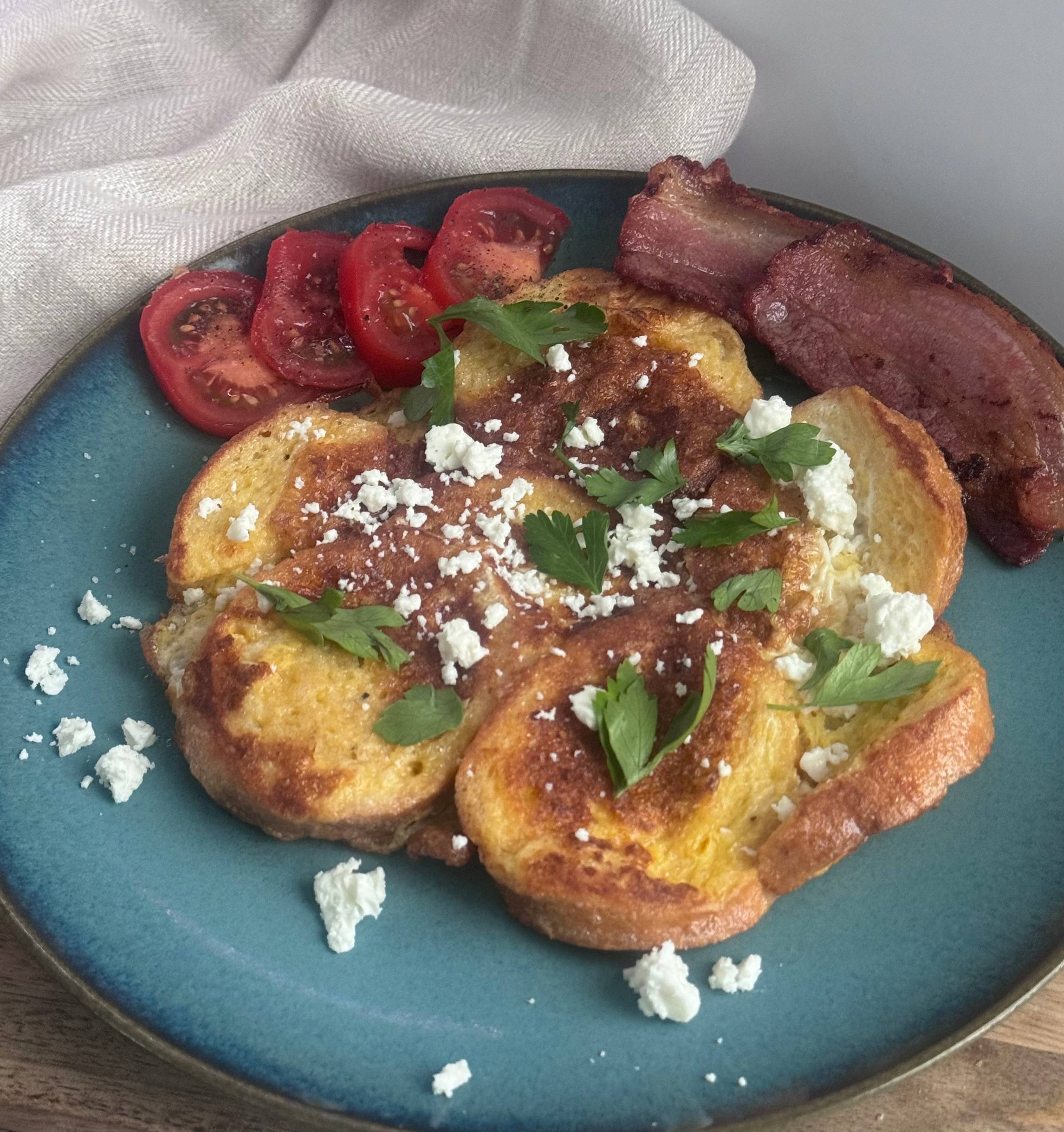french toast with cheese