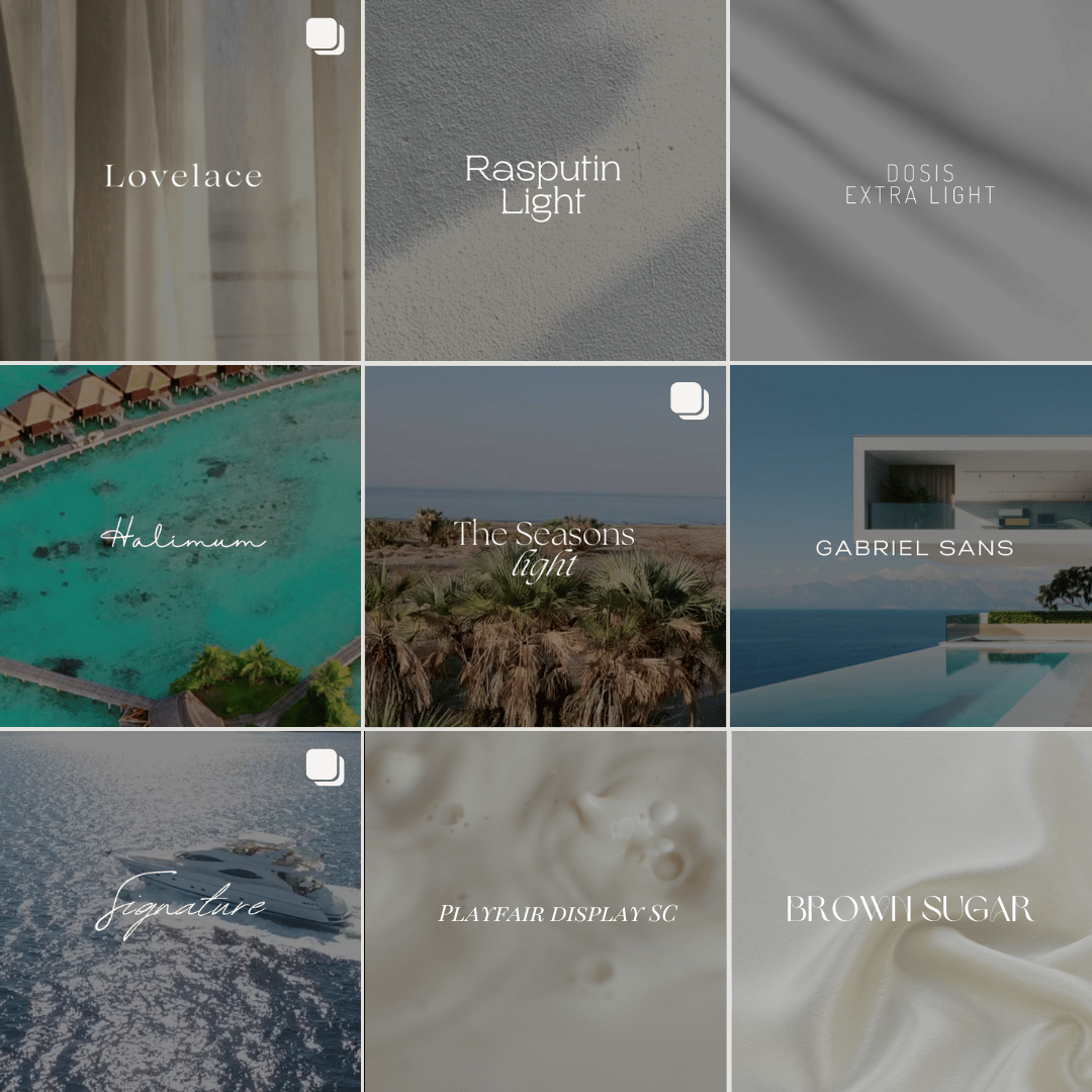 Negen luxueuze gratis fonts in Canva