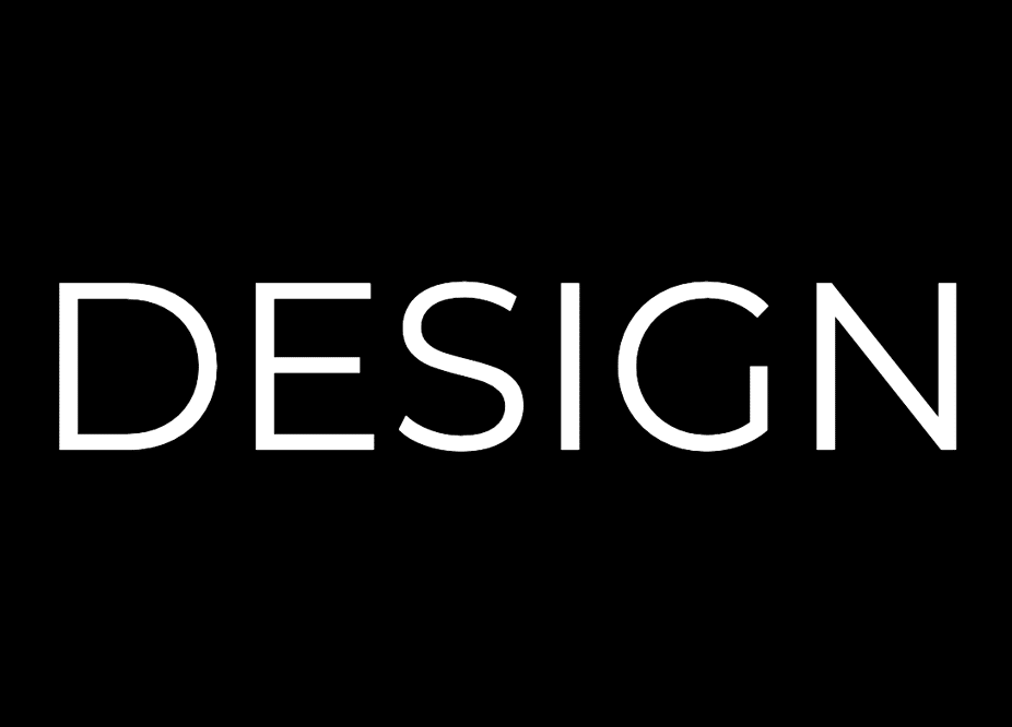 Design met weinig witruimte