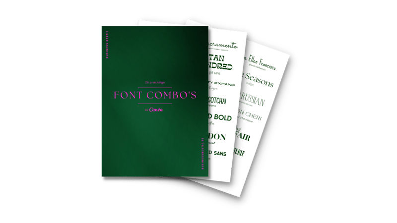 Canva font-combo's