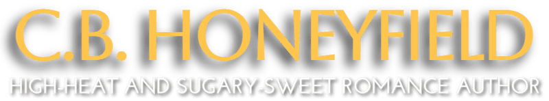 Logo of C.B. Honeyfield high-heat and sugary-sweet romance author